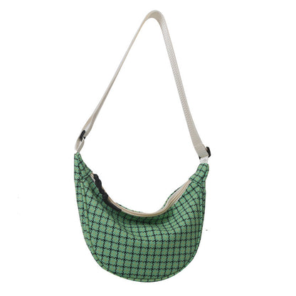 Buy Center Deal-Plaid Trendy Casual Simple Shoulder Crossbody Dumpling Women's Bag