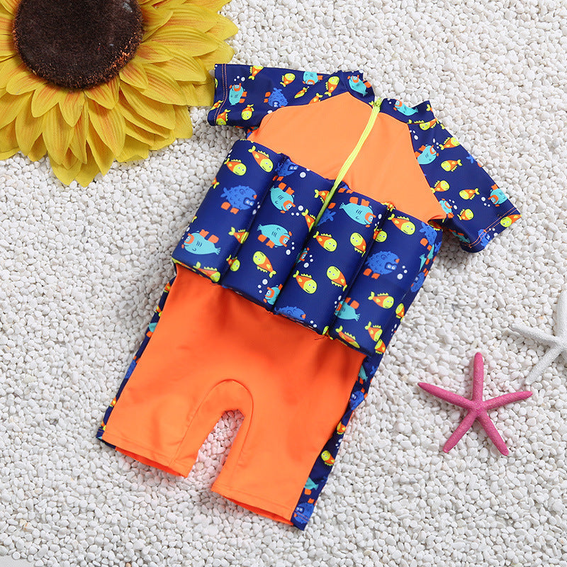 Newly Arrived at Buy Center: Children's Buoyancy Swimsuit Girl Girl Infant Swimsuit Baby Boy Toddler Jumpsuit