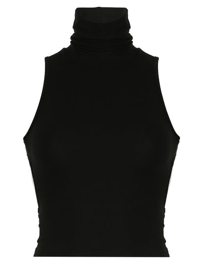 Fresh Arrivals at Buy Center: Women's Solid Color Backless Slim Fit Vest Top