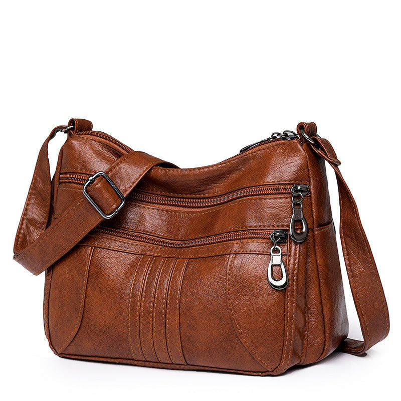 Nuevo bolso bandolera informal para mujer, estilo retro de PU, ligero, para ir al trabajo