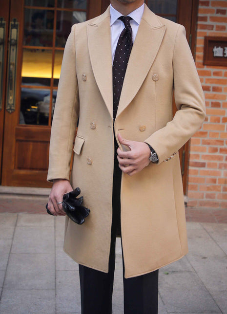 Wool Coat British Slim Fit Buy Center