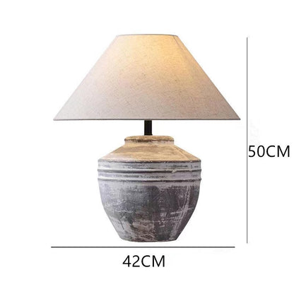 Fresh Arrivals at Buy Center: Ceramic Table Lamp Silent Style Large Modern New Chinese Retro Nostalgic Hotel Homestay Ornament Warm Light UQ625