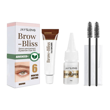 Buy Center Hot Pick-Waterproof Smear-proof Not Smudge Two-in-one Eyelash Eyebrow Dyeing Suit Brown Suit