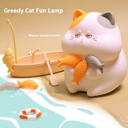 New at Buy Center: Greedy Cat Small Desktop Cartoon Creative Night Light