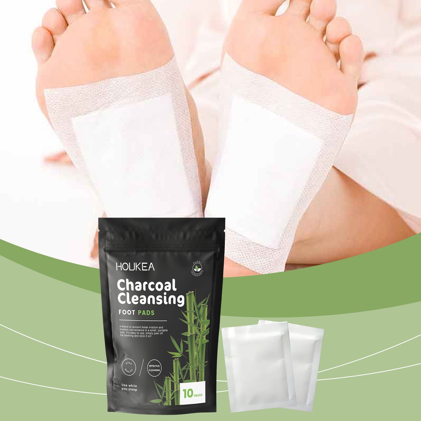 Daily Gentle Cleaning Bamboo Charcoal Care Foot Patch Buy Center