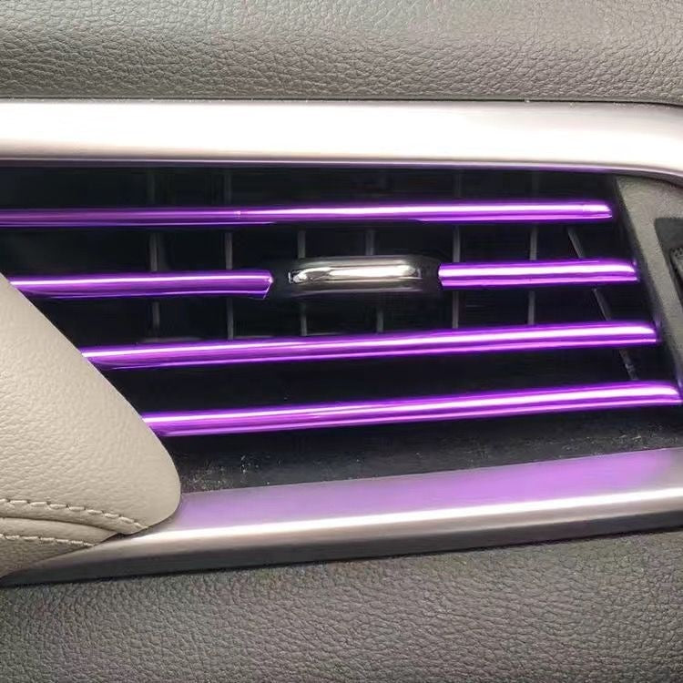 Fresh on the Scene at Buy Center: Car Air Conditioning Outlet Trim Binder Clip Interior Design Accessories Purple