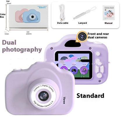 Newly Arrived at Buy Center: A3 Children's Camera Cartoon Digital Camera A3 Puqing Purple Dual Camera