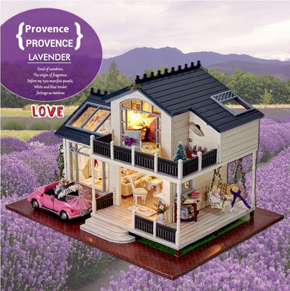 New at Buy Center: Cute Room Provence Handmade Cottage Assembled Model Villa Room Girl's Birthday Gift