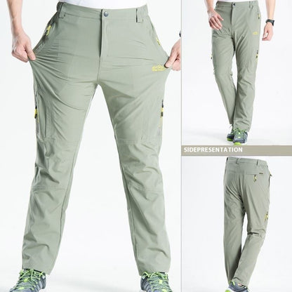 Fresh Arrivals at Buy Center: Men's Summer Thin Breathable Outdoor Quick-dry Pants Light Lime