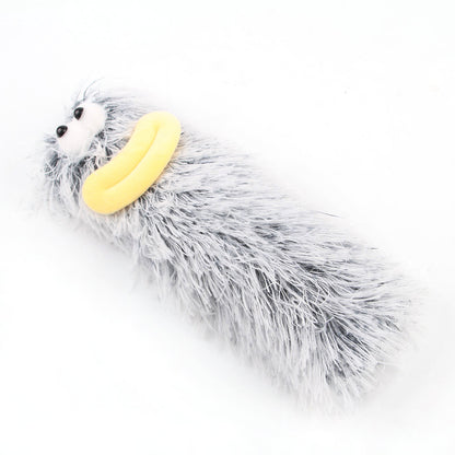 New Interactive Cat Toys Cat Pillows Soft And Durable Crinkle Sound Catnip Toys Cat Toys For Indoor Cats Funny Kitten Toys Cat Exercise Big mouth gray