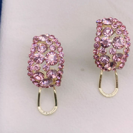 Boucles d'oreilles élégantes de style froid et de luxe léger pour femmes