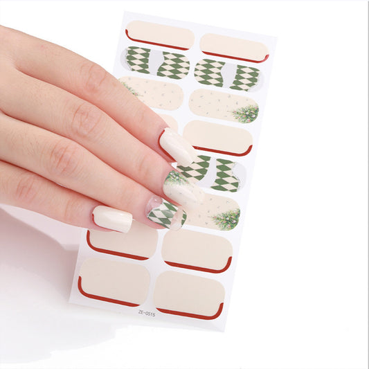 Luminous Halloween Series Christmas Nail Stickers