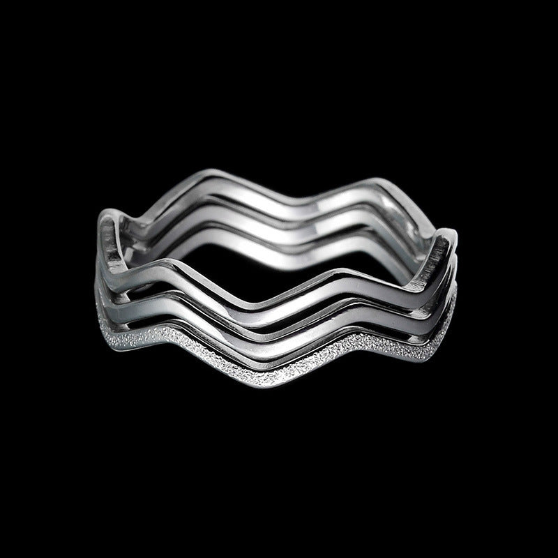 Retro Minority Titanium Steel Ring Female Fashion Buy Center