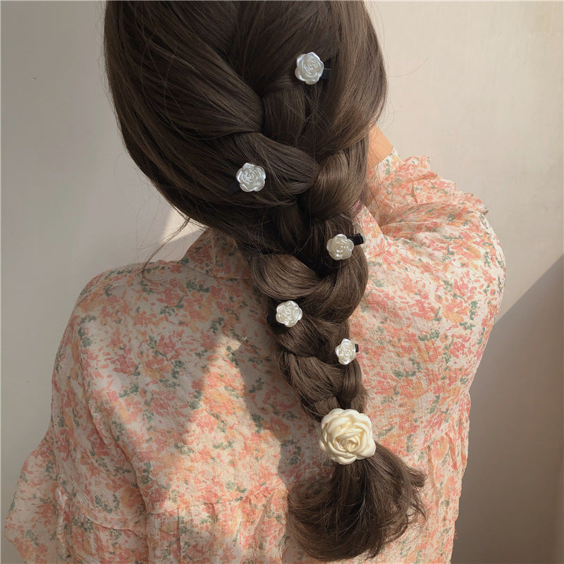 Buy Center Prestige-Sweet Cute Girl Autumn Rose Flower Hairpin