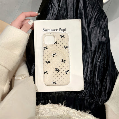 Fresh Arrivals at Buy Center: Women's Polka Dot Bow Magnetic Strap Bracket Phone Case Single Shell Yellow Bottom