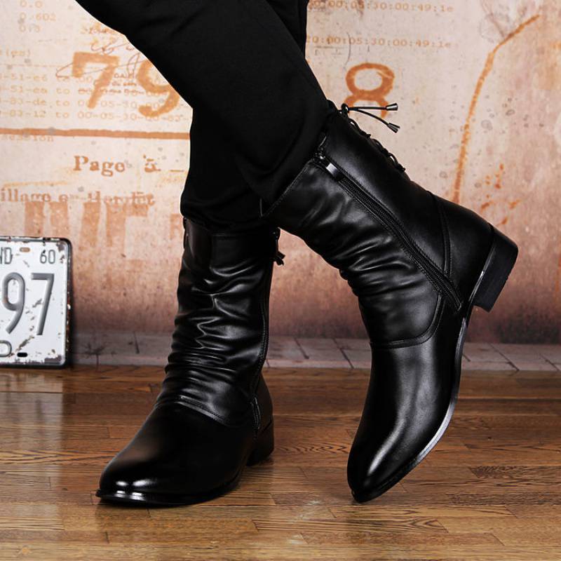 Just Arrived at Buy Center: British Fashion Leather Pointed Men's Boots