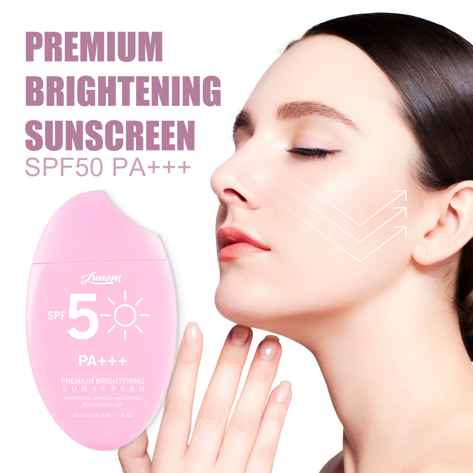 Buy Center Exclusive Offer-Waterproof And Sweat-proof High-power Moisturizing Sunscreen Cream