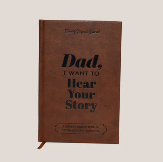 Buy Center Hot Pick-Creative Retro Dad Story Leather Notebook