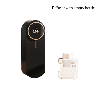 Fresh on the Scene at Buy Center: Automatic Aromatherapy Machine Toilet Hotel Wall Mounted Home Indoor Aromatherapy Essential Oil Diffuser Fragrance Machine Black