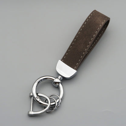 Suede Car Hardware Anti-lost Keychain Buy Center