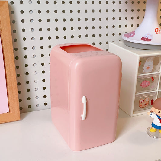 Hot New Items at Buy Center: Refrigerator Pencil Case Creative Multifunctional Pen Holder Student Cute Large Capacity Storage Container Pink