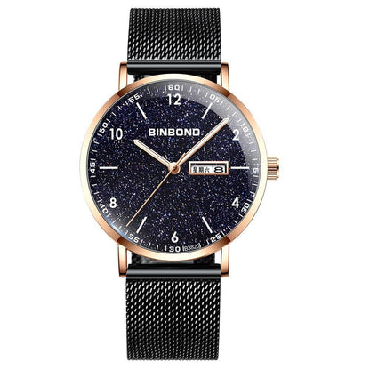 Ultra-thin Trendy Quartz Waterproof Starry Sky Mechanical Electronic Watch For Teenagers