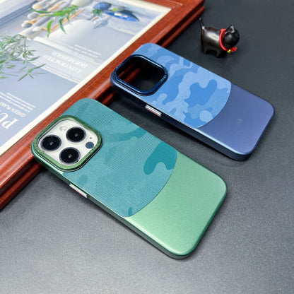 Fresh on the Scene at Buy Center: Phone Case PC Color Matching Camouflage Eyelet Drop-resistant Protective Cover