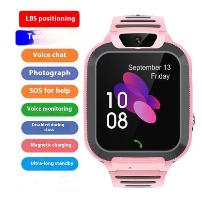 Smart Magnetic Charging Positioning Call Student Help Smart Watch