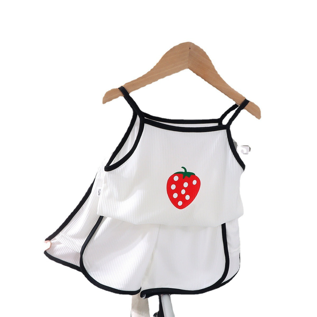 Fresh Arrivals at Buy Center: Girls Ice Silk Sling Suit Summer Loungewear