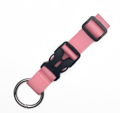 New External Luggage Strap With Multifunctional Elastic Buckle Pink