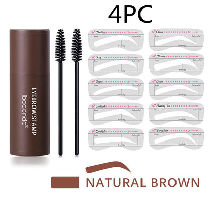 Buy Center Top Rated-Seal Eyebrow Powder Stick Eyebrow Card Eyebrow Trimming Eyebrow Pencil Stick Natural brown 4PC