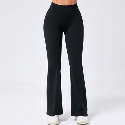 Ladies' Hip Lifting Yoga V Waist Bell-bottom Pants | Women's Clothing-Bottoms-Pants & Capris | Buy Center