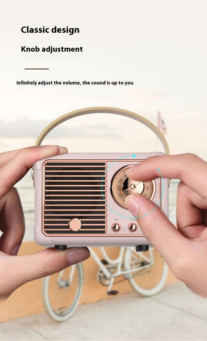 Fresh Arrivals at Buy Center: Bluetooth Audio Retro Mini Portable Wireless Card Vehicle-mounted Speakers Desktop Audio