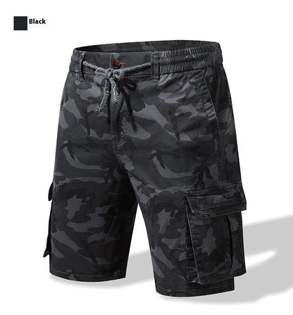 New at Buy Center: Men's Straight Casual Pants Camouflage Multi-pocket Workwear Shorts