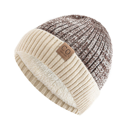 Internet Celebrity Woolen Fleece-lined Thickened Face-looking Small Knitted Toe Cap Buy Center