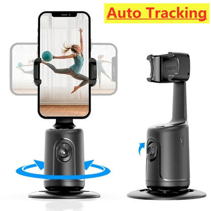 360 Auto Face Tracking Gimbal AI Smart Gimbal Face Tracking Auto Phone Holder For Smartphone Video Vlog Live Stabilizer Tripod | Phones & Accessories1 | Buy Center