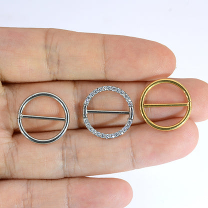 Nipple Ring Diamond Round Nipple Human Body Piercing Accessories | Jewelry & Watches3 | Buy Center