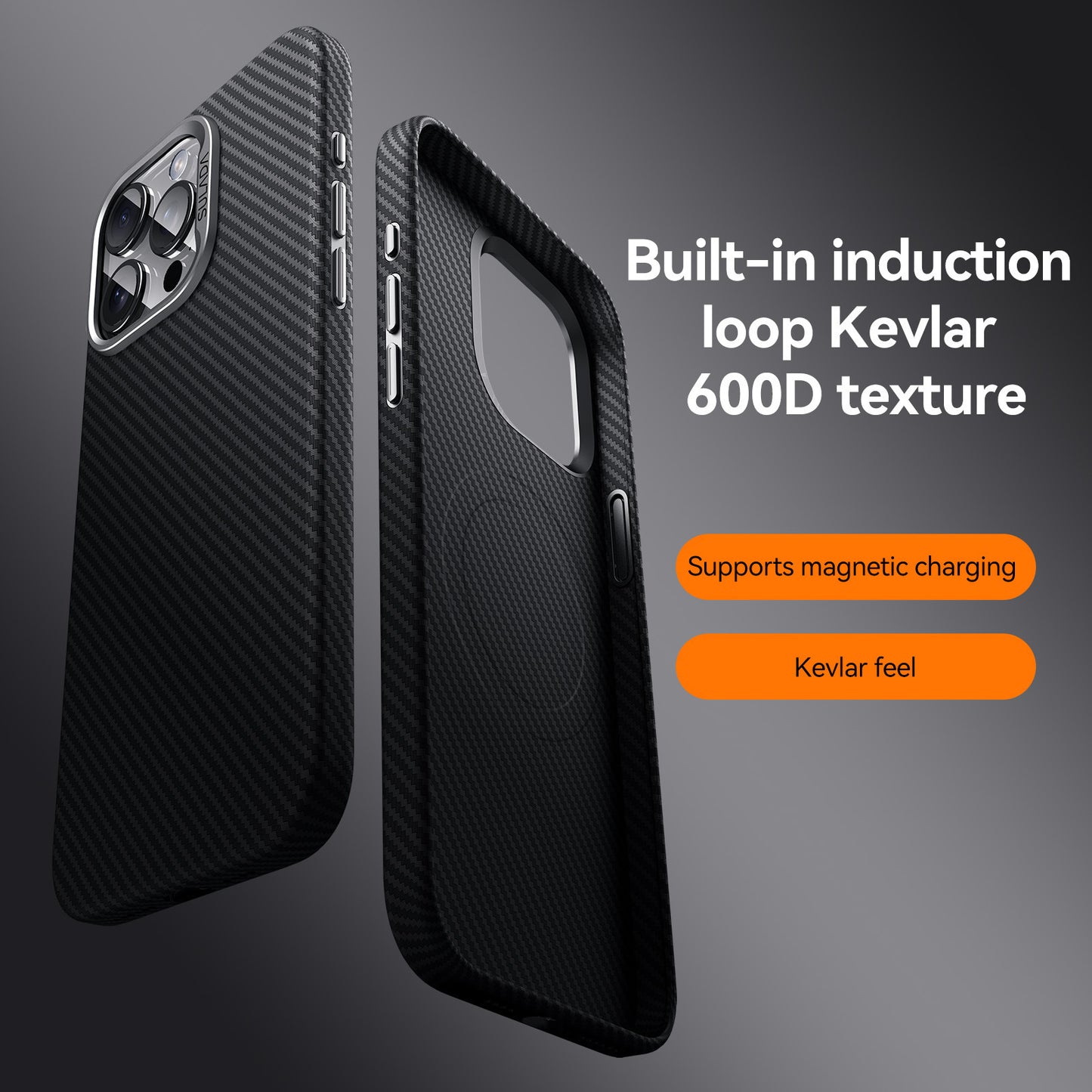 Fresh on the Scene at Buy Center: Carbon Fiber Pattern Magnetic Mobile Phone Gentleman Applicable Protective Cover