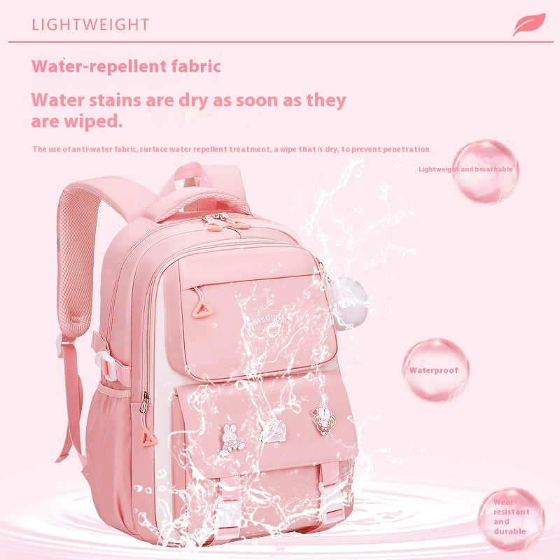 Student Schoolbag Large Capacity Burden Reduction Children Backpack