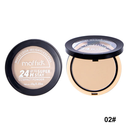 New Full English Compact Powder Concealer Repair 10g 02 Color