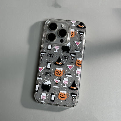 Just Arrived at Buy Center: Cartoon Transparent 15promax Phone Case Soft Shell Anti Drop Fine Wine