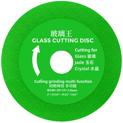 Fresh Arrivals at Buy Center: Ceramic Tile Jade Ceramic Cutting Saw Blade 100 × 20 × 15 × 1mm Dark Green