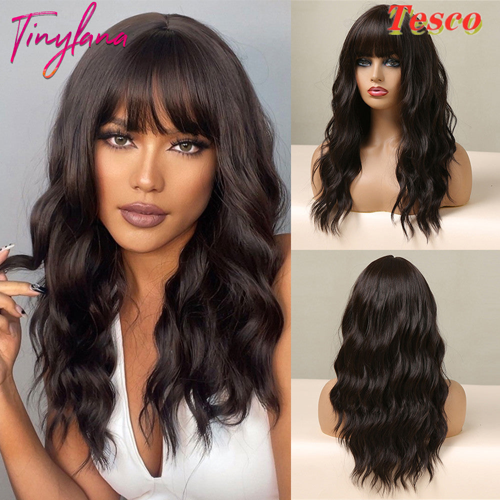 Now Available at Buy Center: Women Wear Wavy Wigs Style F