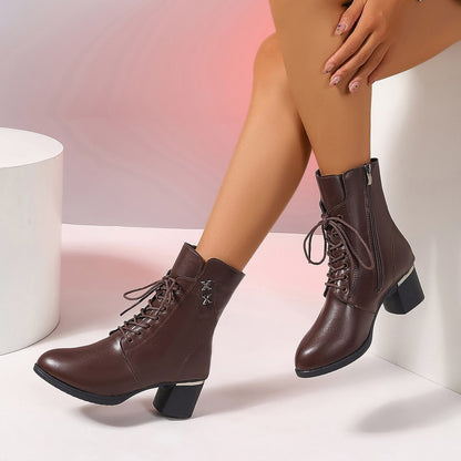 Thick-soled British Style Female Boots Buy Center