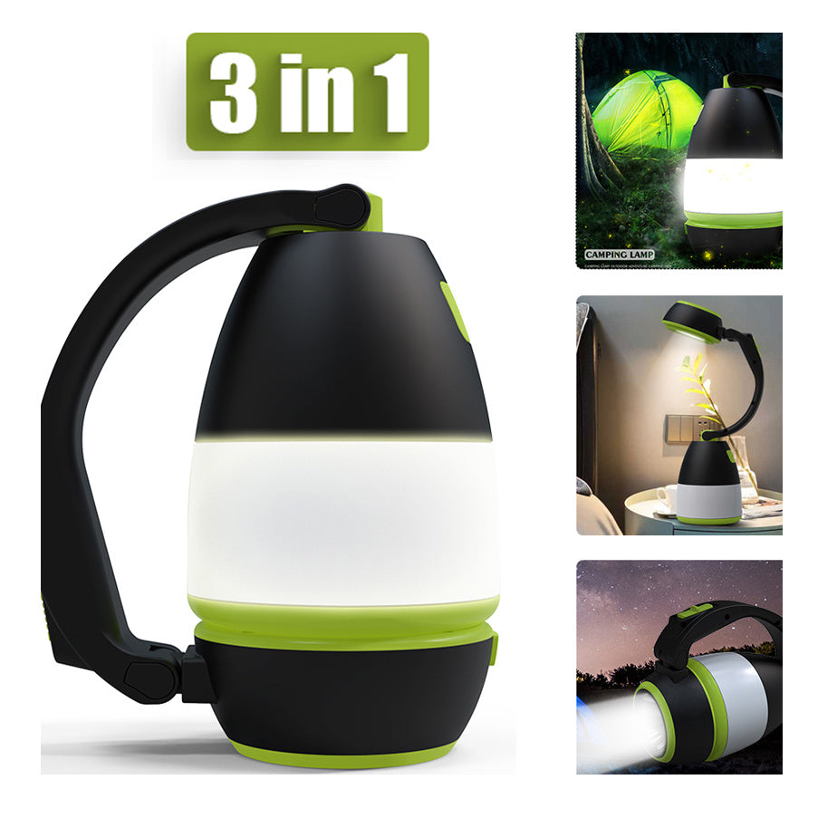 3 In1 Multifunctional Table Lamp Three In One LED Tent Lamp Car Night Light Foldable Emergency Flashlight | Home Improvement2 | Buy Center