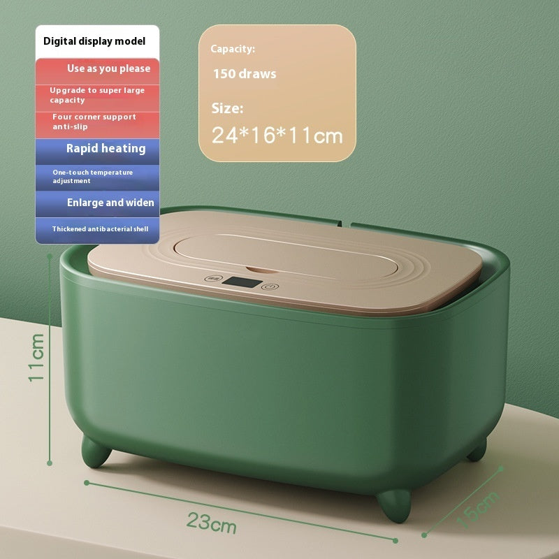 Hot New Items at Buy Center: Intelligent Adjustable Temperature Constant Temperature Baby Wipes Heater Green USB