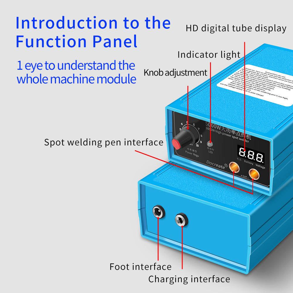 Hot New Items at Buy Center: High-power Spot Welding Machine 18650 Battery Spot Welding Machine Professional Spot Welding Machine For Household UseRegulations