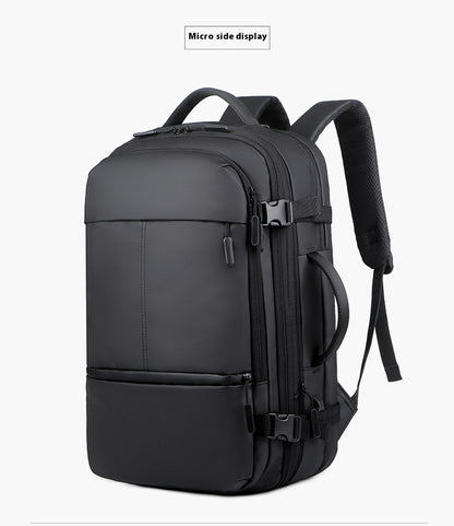 Just Arrived at Buy Center: Waterproof Derm Capacity Scalable Travel Bag Multi-functional Computer Backpack