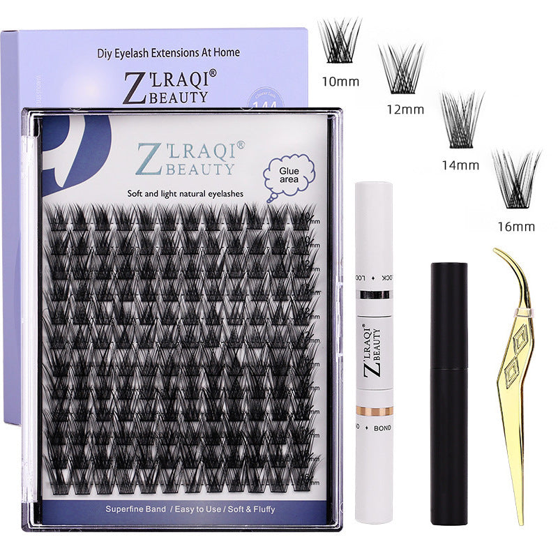 Segmented Individual False Single Cluster Dense Eyelash Chemical Fiber False Eyelashes Suit