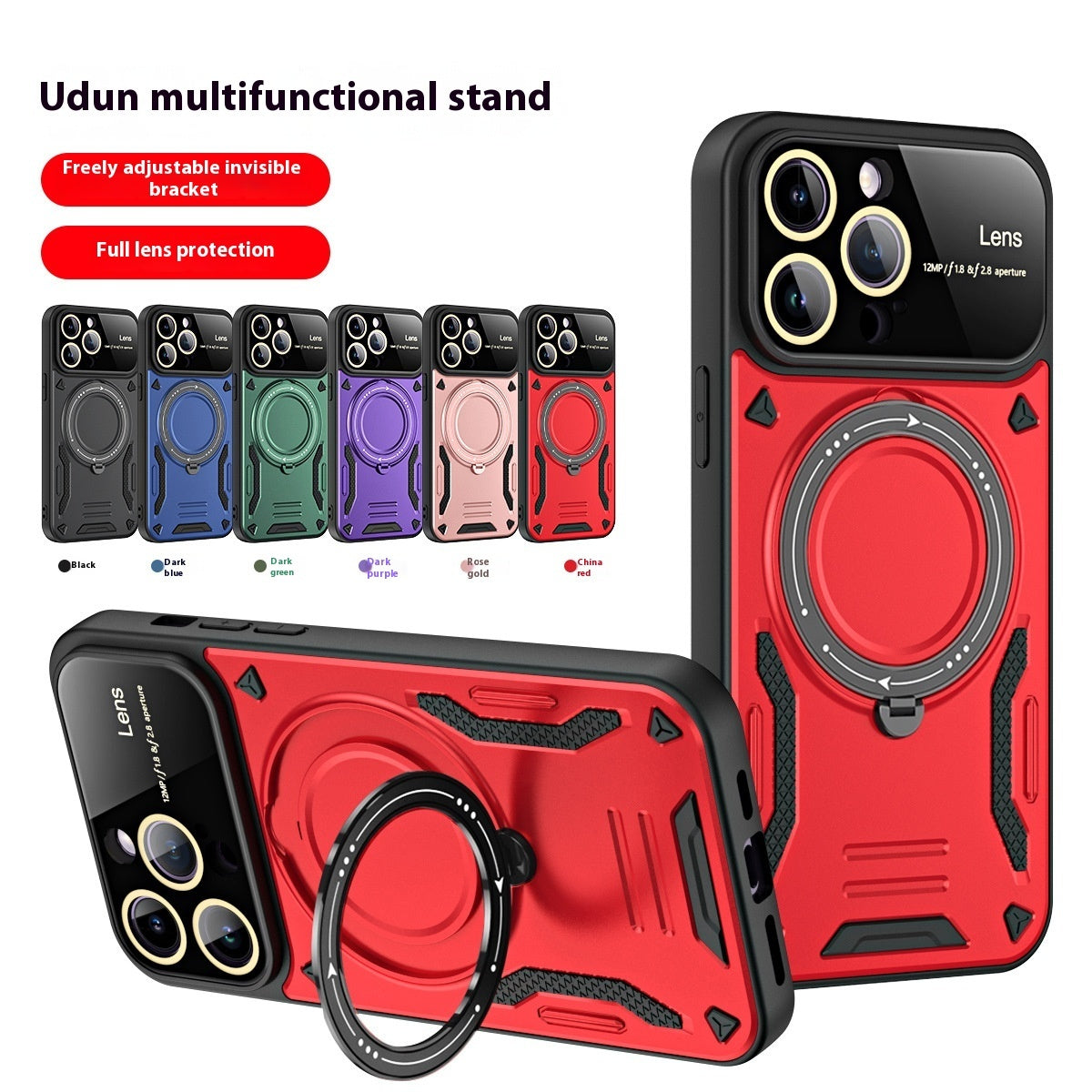 Multifunctional Large Window Magnetic Bracket Phone Case Buy Center